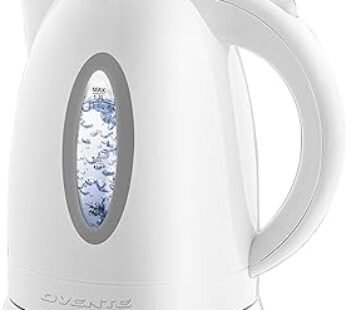 OVENTE Electric Kettle, 1.7L Fast Boiling Water Heater for Coffee or Tea, BPA Free with Water Level Gauge, Auto Shut-Off, …