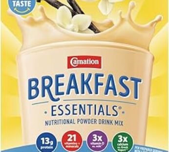 Carnation Breakfast Essentials Powder Drink Mix, Classic French Vanilla, 10 Count Box of Packets