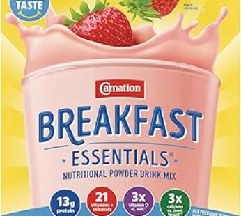 Carnation Breakfast Essentials Complete Nutritional Drink Strawberry 1.26 oz. Packet 60 Ct